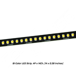 Bi-Color LED Strip, 4P x 14Ch, [14 x 0.38 inches]