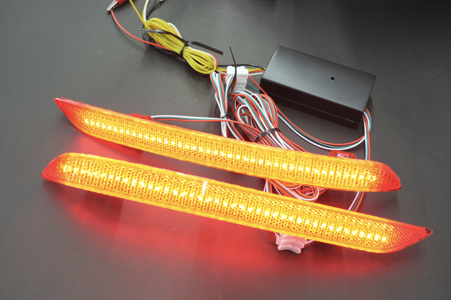 Wifi Sequencer LED rear bumper reflectors for Honda Odyssey 18 19