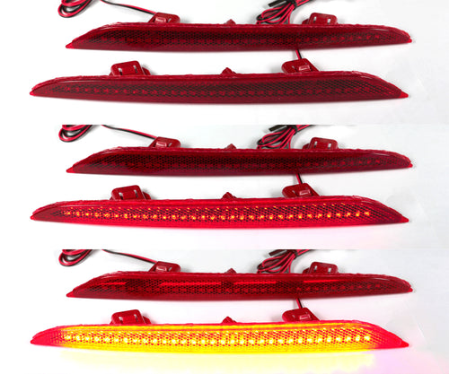 LED rear bumper reflectors for Acura TLX sedan A spec, 18 19 20