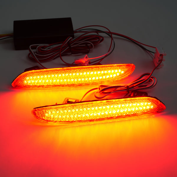 Wifi Sequencer LED rear bumper reflectors for Acura TLX, 21 22 23 24 2 ...