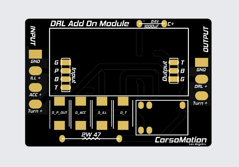 DRL Add on Module with switchback modules | pair – CorsoMotion