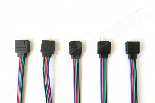 3528/5050 RGB bande LED 4 broches câble rallonge connecteur lumière DEL  1m/2m