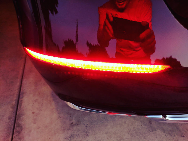 Honda Accord POWER LED rear bumper reflectors in OEM Housing, 18 19 20 21 22