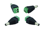 DC12V 5pcs Male + 5pcs Female 2.1x5.5MM DC Power Plug Jack Adapter Connector Plug | 10pcs