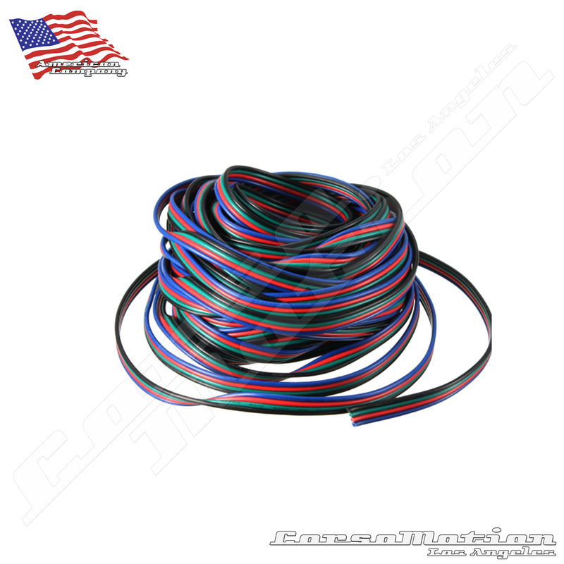 4Pin Channels LED RGB Cable Wire 10M For 5050 3528 Strip Light Extension Extend Wire Cord Connector | 10 Meter