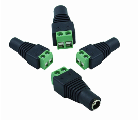 Right Angle DC Plug 10-Pack 5.5mm X 2.1mm Right Angle DC Power Plug Connectors - Male, Plastic 2.1mm X 5.5mm - Foto 9