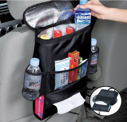 Keep Warm Cold Car Back Seat Organizer holder Storage Bag