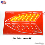 LED rear bumper reflectors for Lexus RX 20 21 22 | LED PCB BOARD PARTS ONLY