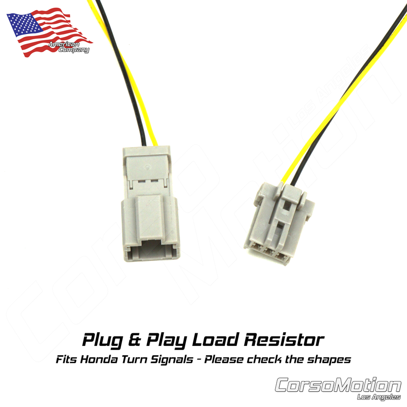 Load resistors for Honda Civic sedan 9th, Plug and Play, control modules | PAIR