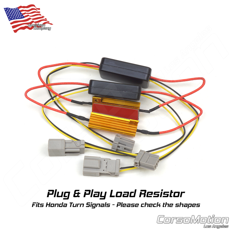 Load resistors for Honda Accord sedan 9th, Plug and Play, control modules | PAIR