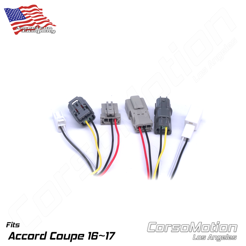 Plug and Play LED reflector control modules, load resistors | PAIR, for 9.5th Honda Accord Coupe taillights