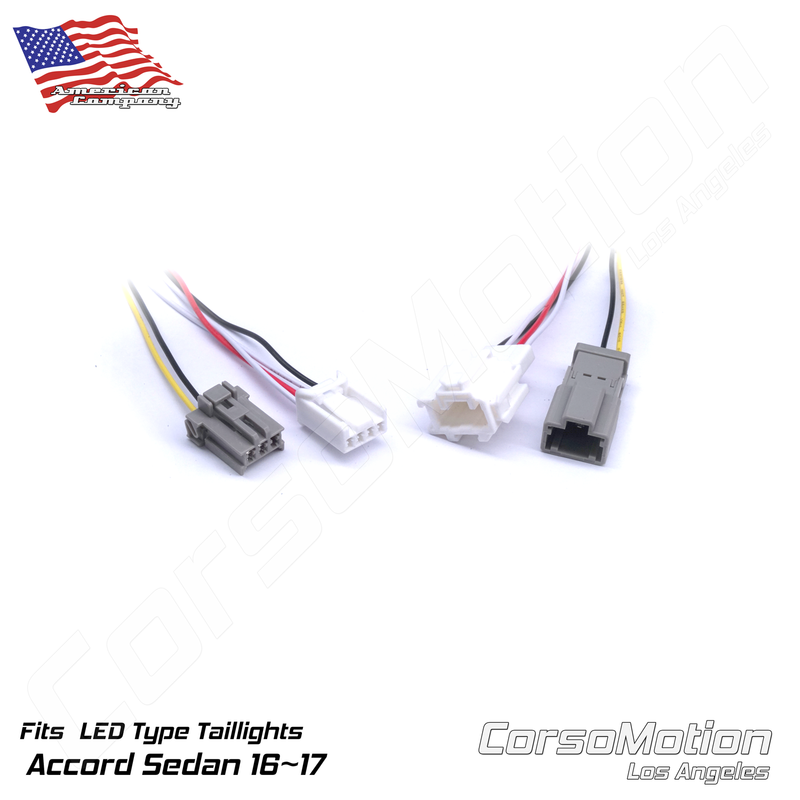 Plug and Play LED reflector control modules, load resistors | PAIR, for 9.5th Honda Accord Sedan LED taillights