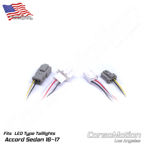 Plug and Play LED reflector control modules, load resistors | PAIR, for 9.5th Honda Accord Sedan LED taillights