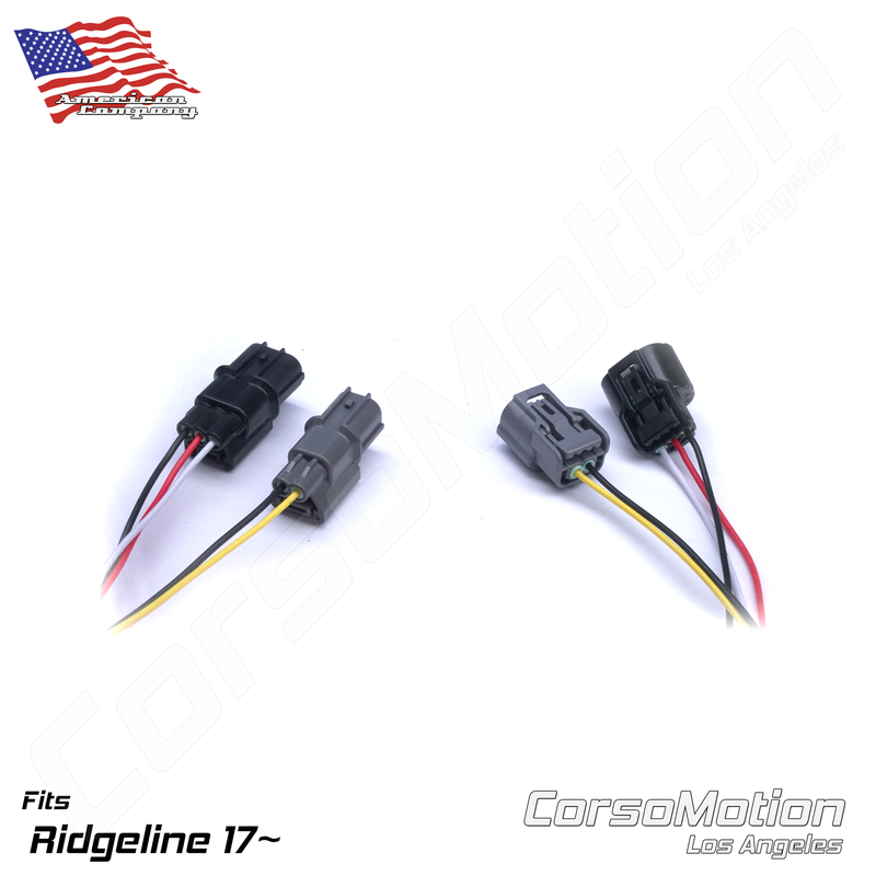 Plug and Play LED reflector control modules | PAIR, for 2nd gen Honda Ridgeline 17 18 19 20 21 22