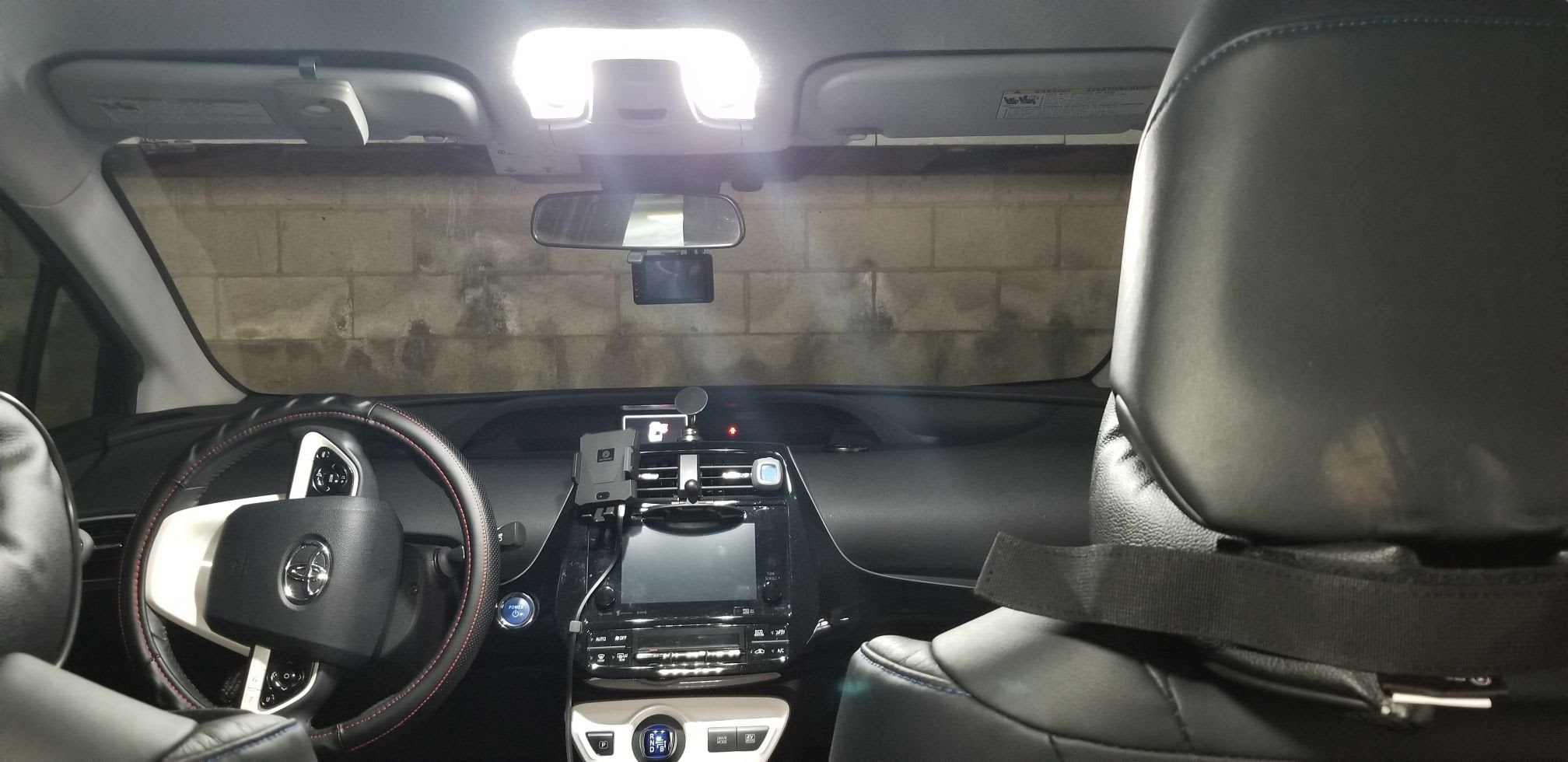 fits Toyota Prius, custom interior LEDs, 2015 ~ present (XW50