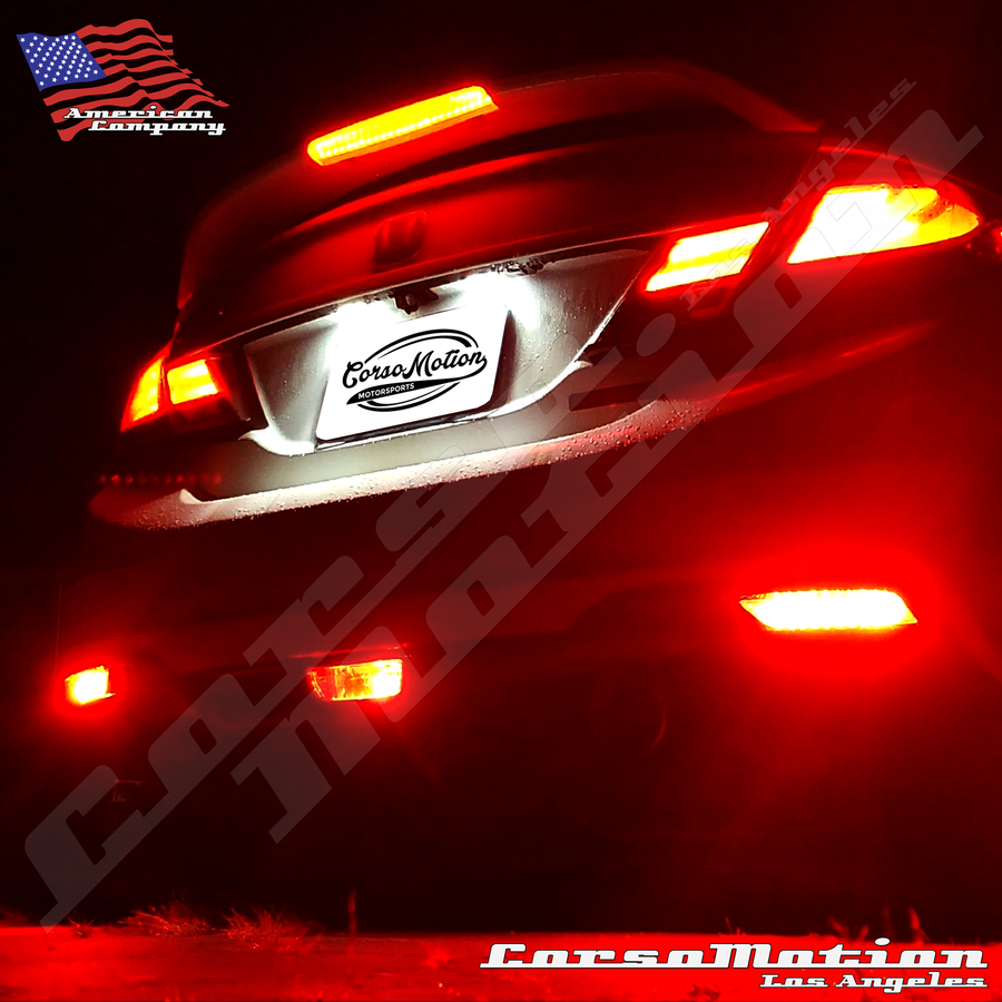 Pair Of Rear Bumper Reflectors For 2014-2015 Honda Civic & 2016-2018 Acura RDX - Left & Right