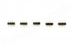 100pcs/Lot 4 Pin RGB Connector Male For RGB 5050 3528 SMD Led Strip Light | 1LOT